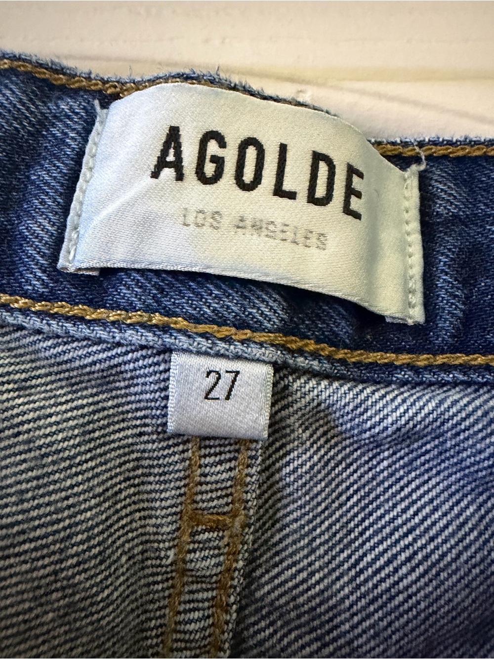 Agolde low slung baggy/Essence - Picture 6 of 7